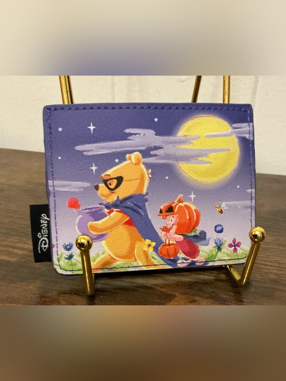 Rare NWOT The Loungefly Disney Winnie the Pooh Halloween ID Wallet Cardholder